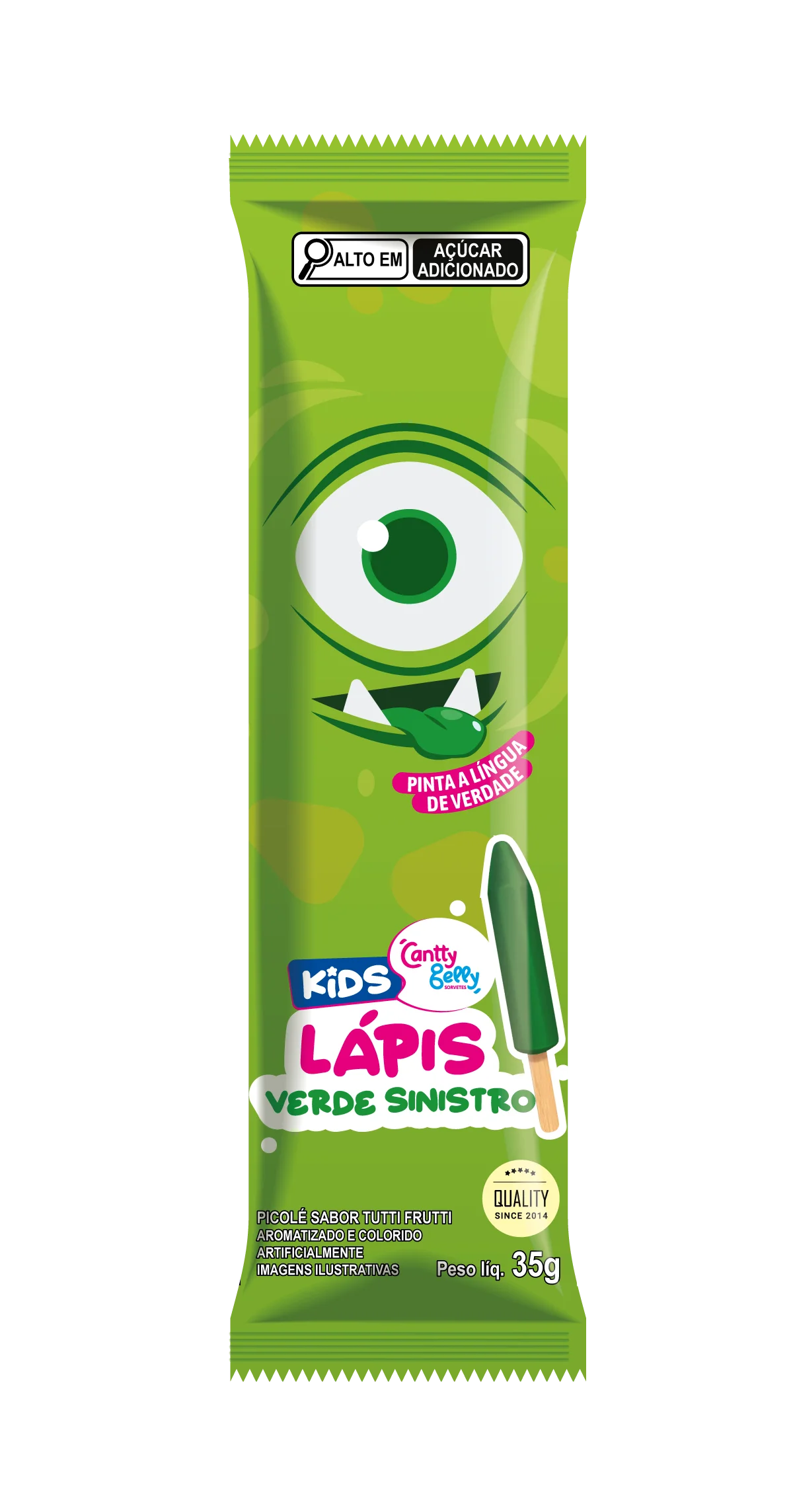 Lápis Verde Sinistro